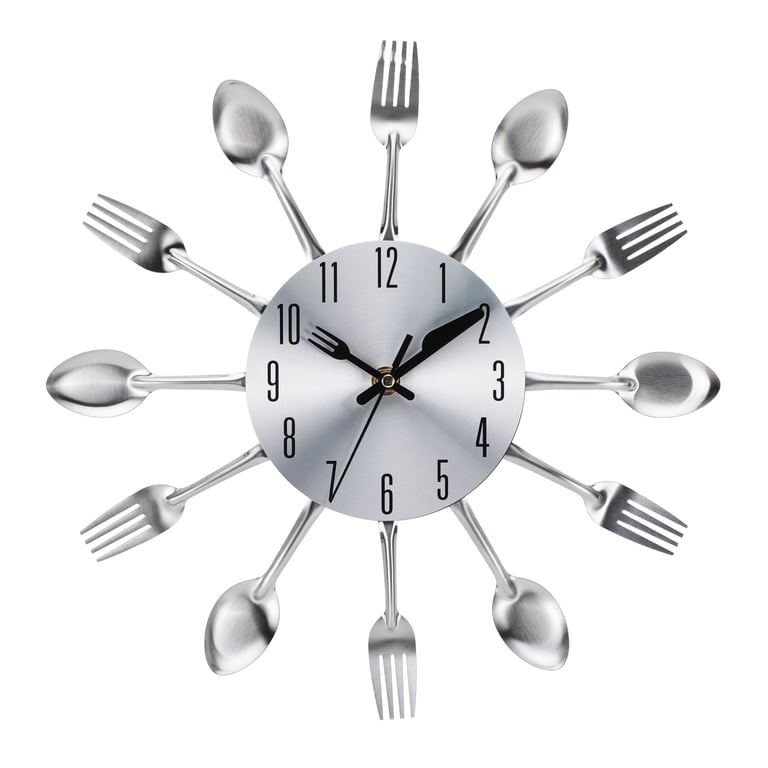 Reloj Cocina Utensilios 32x32cm Sodimac Peru