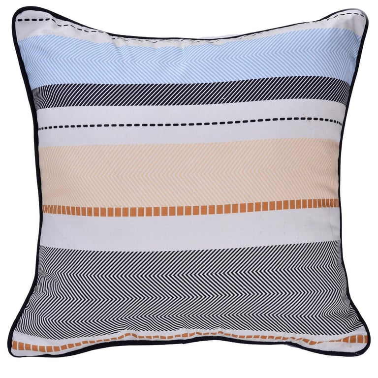 Cojín Boho Diseño Líneas 45x45cm | Sodimac Falabella