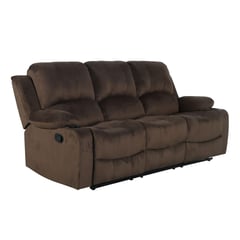 JUST HOME COLLECTION - Sillón Reclinable 3 Cuerpos Washington con Portavasos