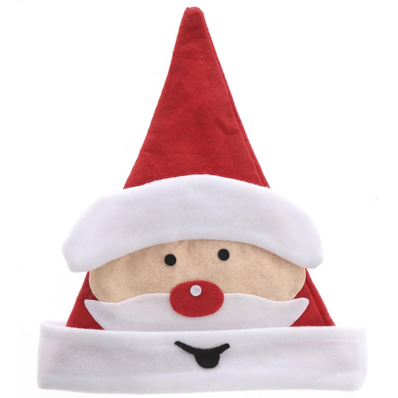 Gorro Santa Claus Rojo Blanco Navidad Sodimac Falabella
