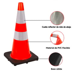 FIXSER - Cono de Seguridad 70cm