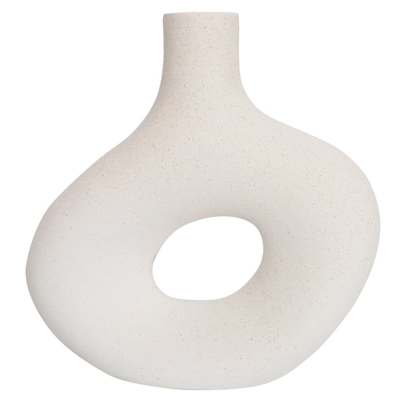 JUST HOME COLLECTION - Florero de Cerámica Blanco 22cm