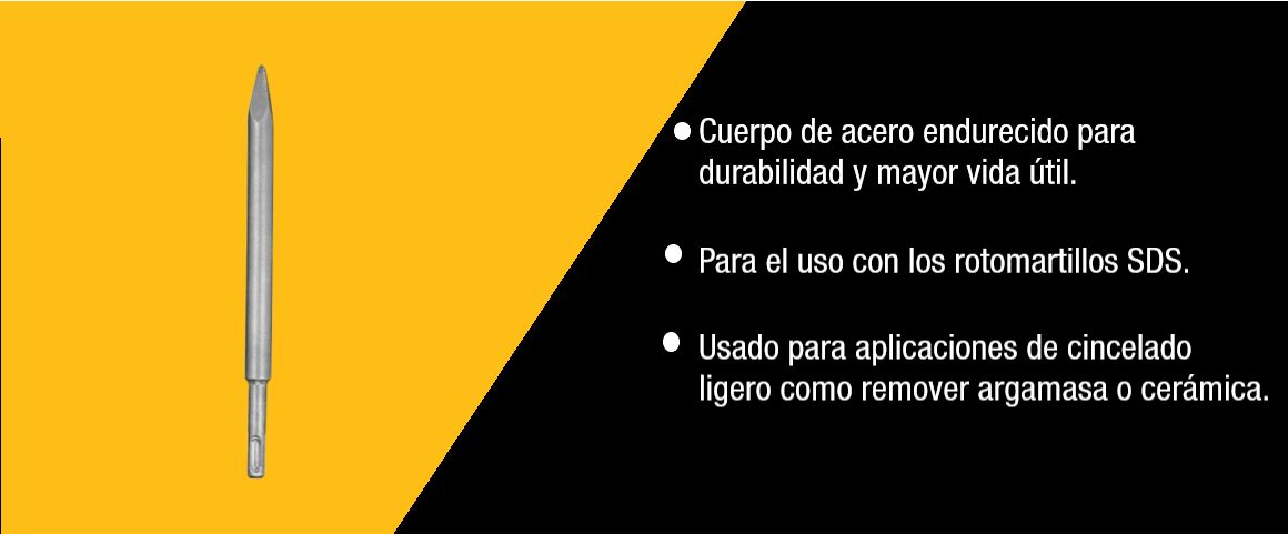 ACCESORIO, CINCEL, CINCELES, CERAMICA, DEWALT, DW5348