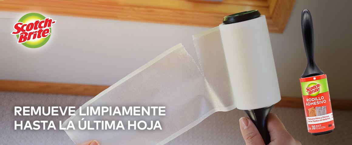 Rodillo quitapelusa, rodillo adhesivo, quitapelusa, rodillo para pelusa de perros, rodillo quitapelusa de perros, rodillo adhesivo quitapelusa, rodillo adhesivo scotchbrite, lint roller, rodillo quitapelusa 3M, scotchbrite, scotch-brite, 3M