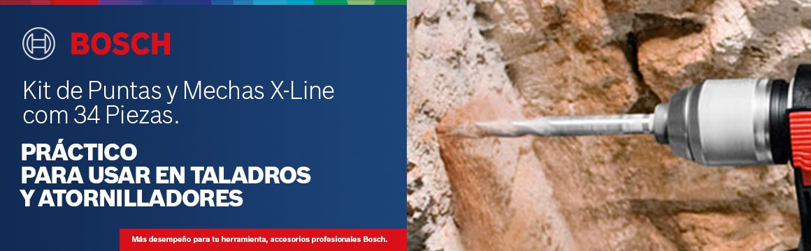 Set de Puntas y Brocas Bosch X-Line 34 unidades