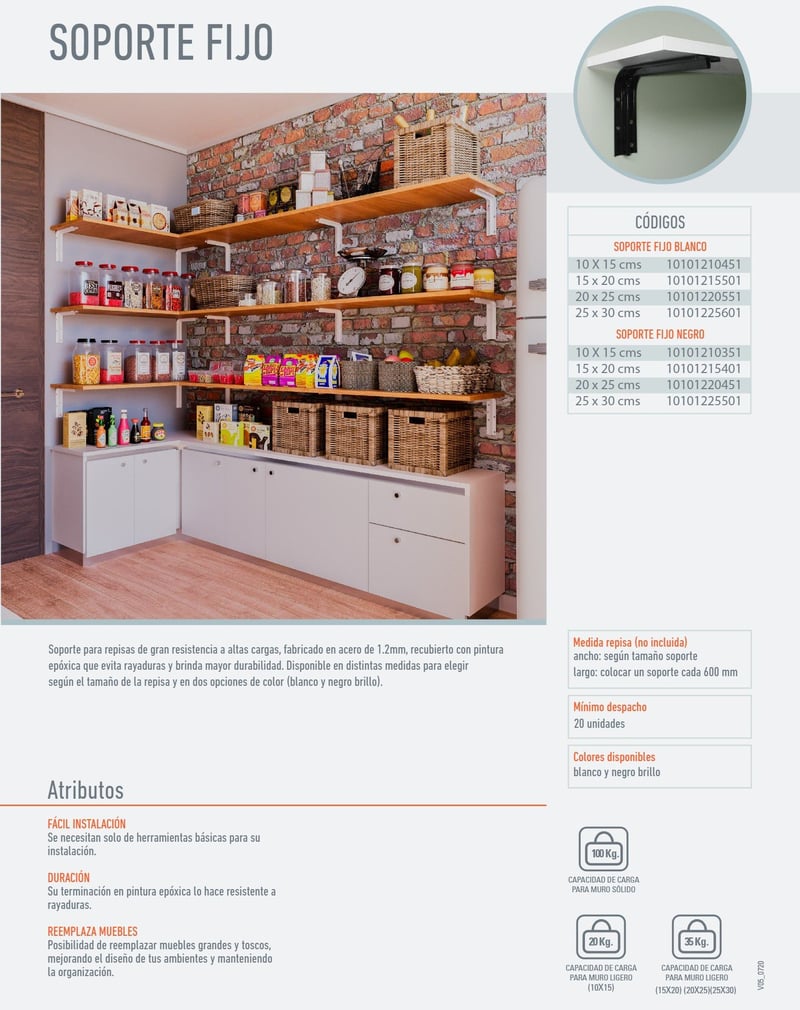 Soporte Repisa Ducasee Soportes
