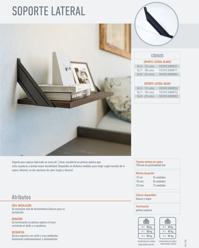 Soporte Repisa Ducasee Soportes