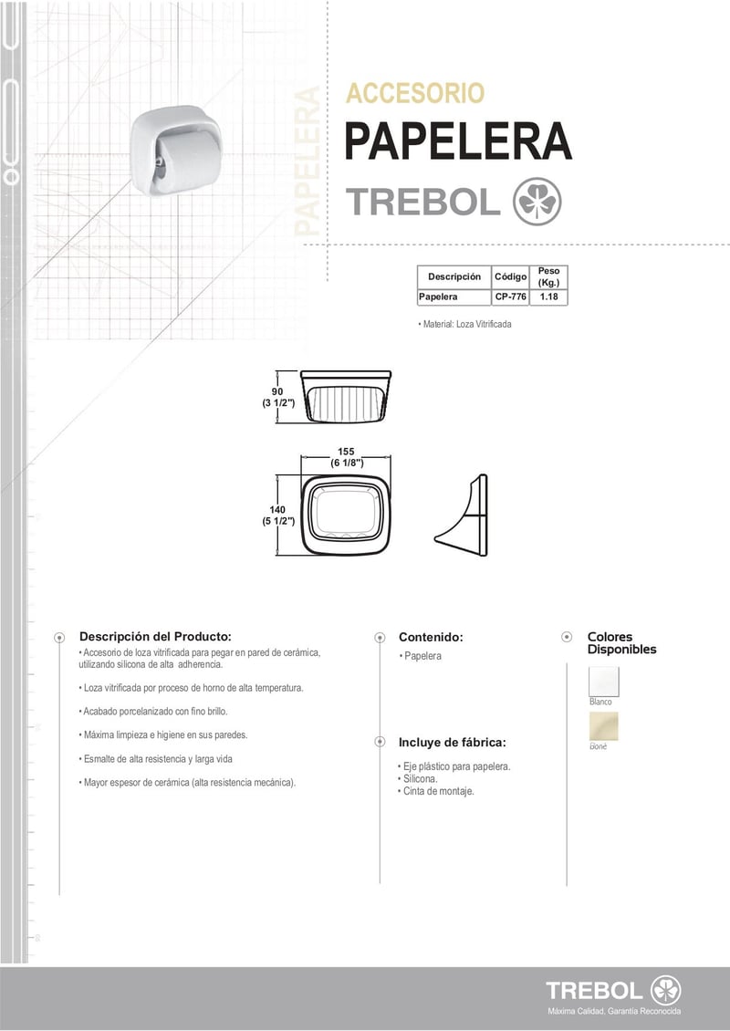 Trebol, bao, grifera