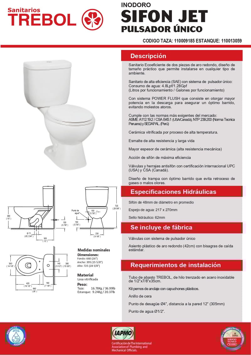 Trebol, bao, grifera