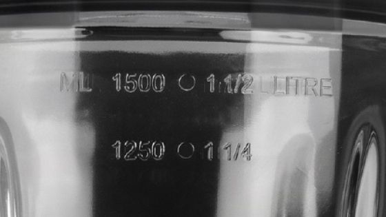 Jarro de vidrio licuadora