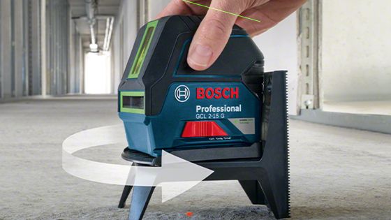 Nivel Lser de Lneas Verdes 15 m con puntos Bosch GCL 2-15 G