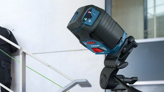 Nivel Lser de Lneas Verdes 15 m con puntos Bosch GCL 2-15 G