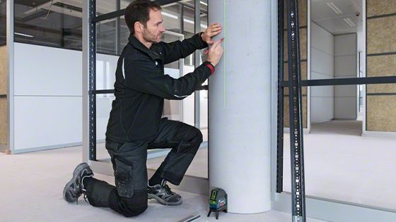 Nivel Lser de Lneas Verdes 15 m con puntos Bosch GCL 2-15 G