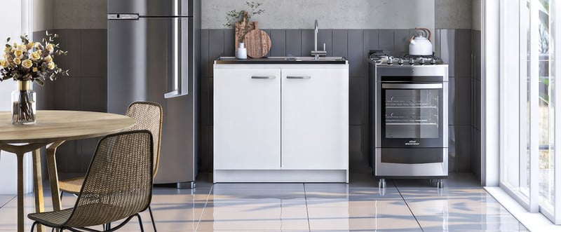 Kit Cocina Blanca Ditalia