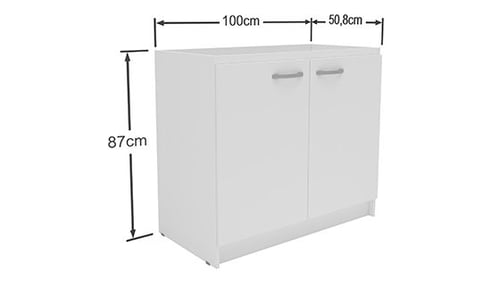 Kit Cocina 100cm Blanco