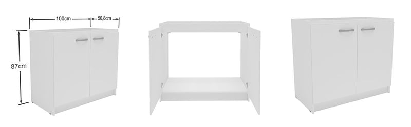 Kit Cocina Blanca Ditalia