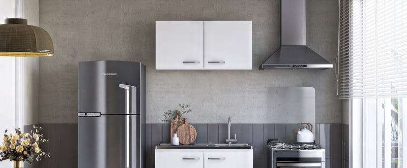 Mueble Mural 100cm Blanco Ditalia