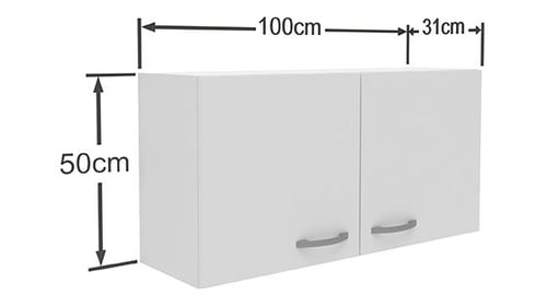 Mueble Mural Blanco Ditalia