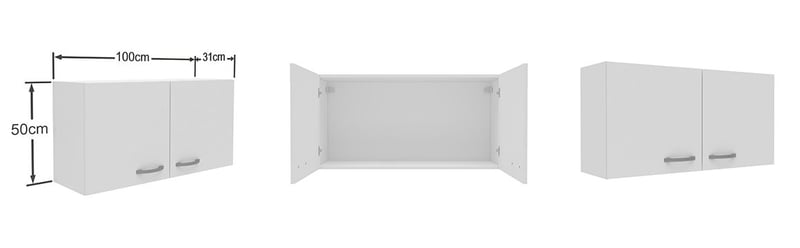 Mueble Mural Blanco Ditalia