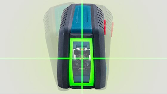 Nivel Lser verde de lneas cruzadas 12 metros Bosch GLL 2-12G