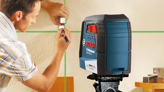 Nivel Lser verde de lneas cruzadas 12 metros Bosch GLL 2-12G