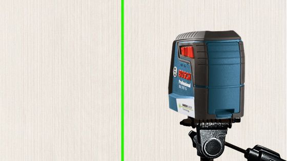 Nivel Lser verde de lneas cruzadas 12 metros Bosch GLL 2-12G