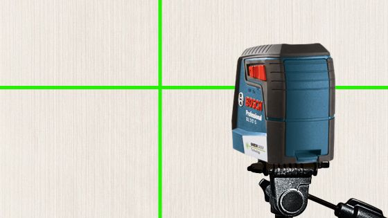 Nivel Lser verde de lneas cruzadas 12 metros Bosch GLL 2-12G