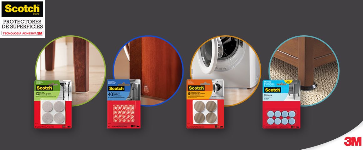 Scotch, bumpers, protectores de pisos, protectores de goma, protectores de puerta, antideslizantes, antideslizante para silln, protector de goma para silln, protectores de goma para pisos, antidelizantes para pisos, fieltros, topes de goma, topes para silln, pads antideslizantes, pads autoadehesivos, pads deslizadores, fieltros adhesivos.