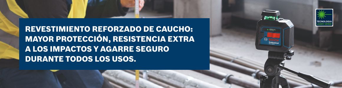 Nivel Láser Verde de Líneas Cruzadas Bosch GLL 2-20G 10m
