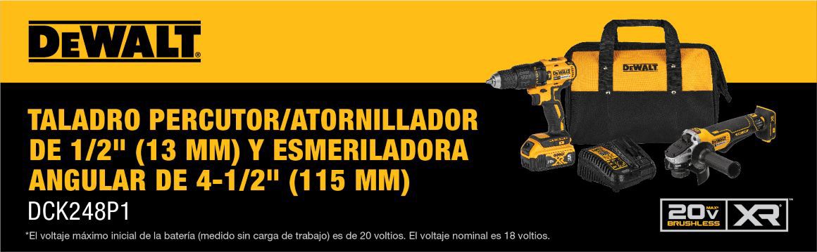 Taladros, taladro percutor, DEWALT, 1/2, llave, mandril, pisos, madera, 650W