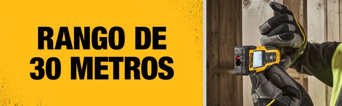 Medidor, lásers, dewalt, distancia, 30 metros 