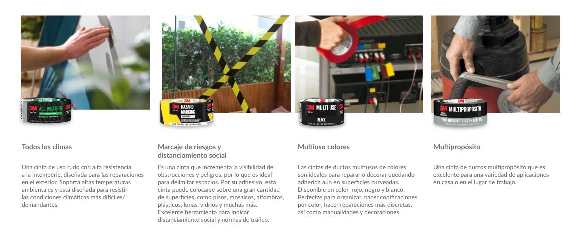 Duct Tape, Duct Tape 3M, Cinta de Dutos, Cinta de Ductos 3M, Cinta de Reparacin, Cinta Multiusos, Cinta 3M