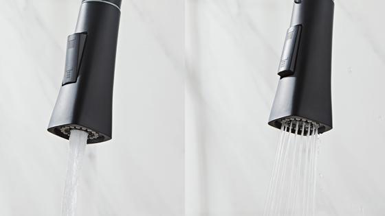 Cocina extensible negro mate