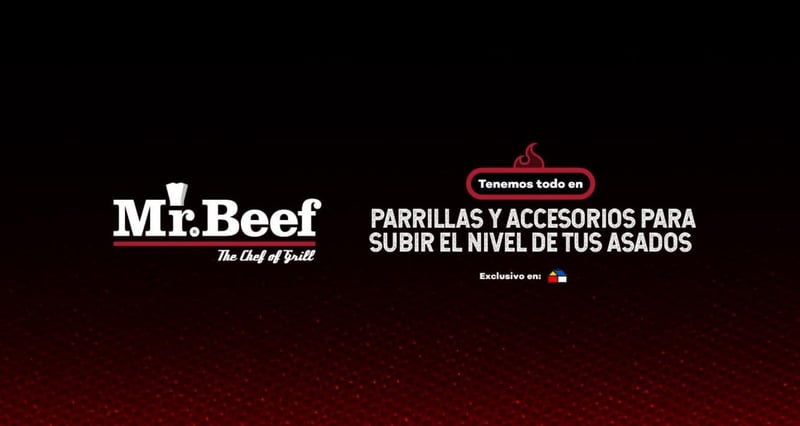 Parrillas, accesorios de parrillas, Mr Beef Mr. Beef