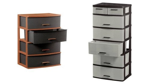 Polinplast, plstico, armario, caja, organizador, Cmoda Happy Mimbre, cmoda, caja organizadora