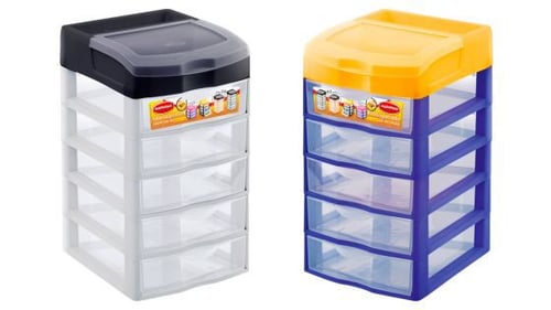 Polinplast, plstico, armario, caja, organizador, Cmoda Happy Mimbre, cmoda, caja organizadora