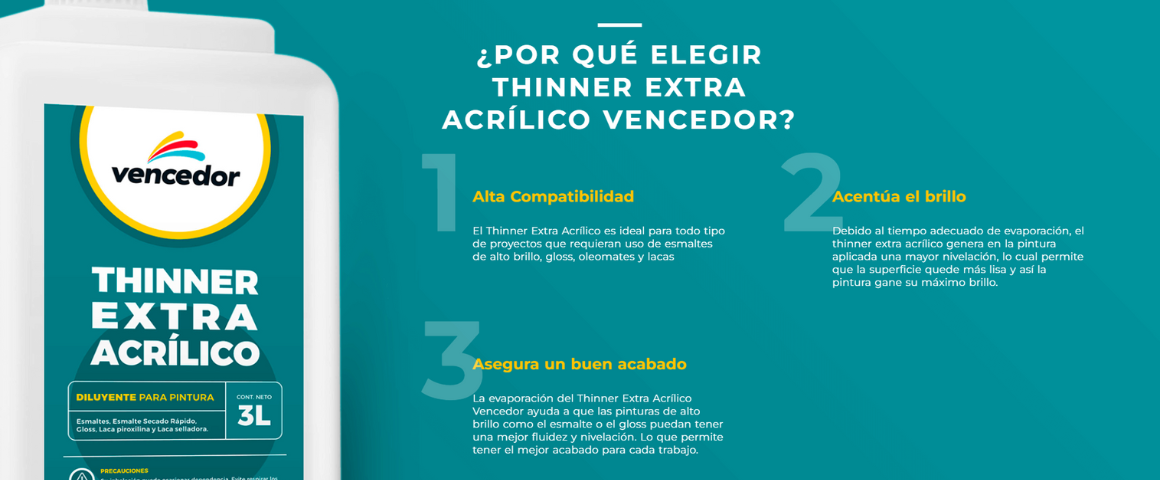 Thinner extra acrlico vencedor