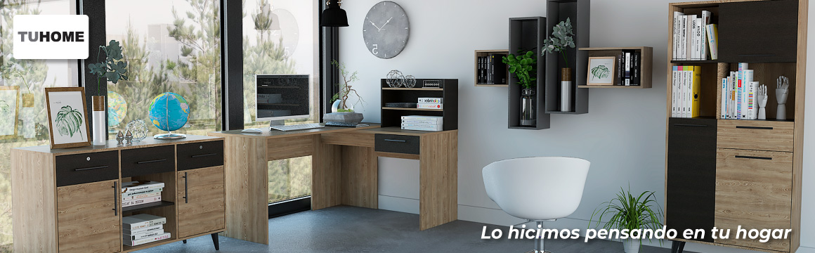 Oficina, muebles, escritorios, archivadores, biblioteca, mesa de reunin