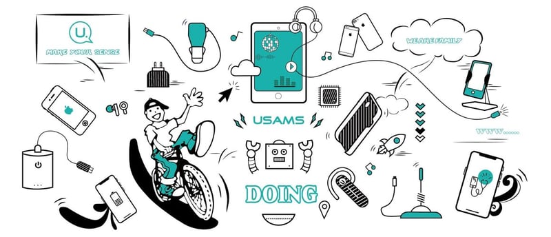 Usams, cables, cable celular, cargador, cable para celular