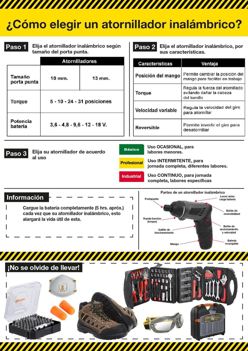 atornillador inal�mbrico
