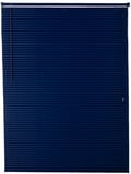 Persiana de PVC 120 x 165 cm azul marino