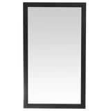 Espejo rectangular Melbourne marrón 90 x 64 cm