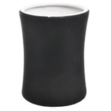Vaso de cerámica negro