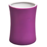 Vaso de cerámica violeta