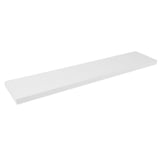 Estante de melamina flotante blanco 120 x 25 x 4 cm