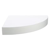 Estante de MDF esquinero blanco 25 x 25 cm