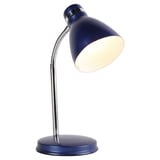 Lámpara de escritorio 1 luz E27 azul