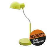 Lámpara de escritorio Flex 1 luz E27 redonda verde