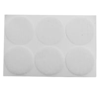 Pack de 3 velcros circulares autoadhesivos 35 mm blanco