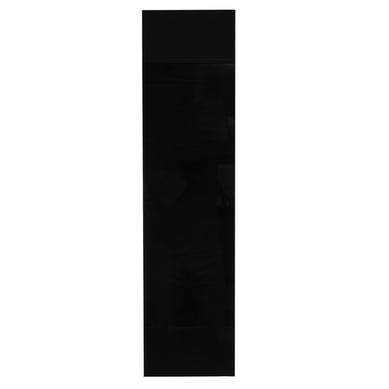 Revestimiento de vdrio negro 20 x 80 cm